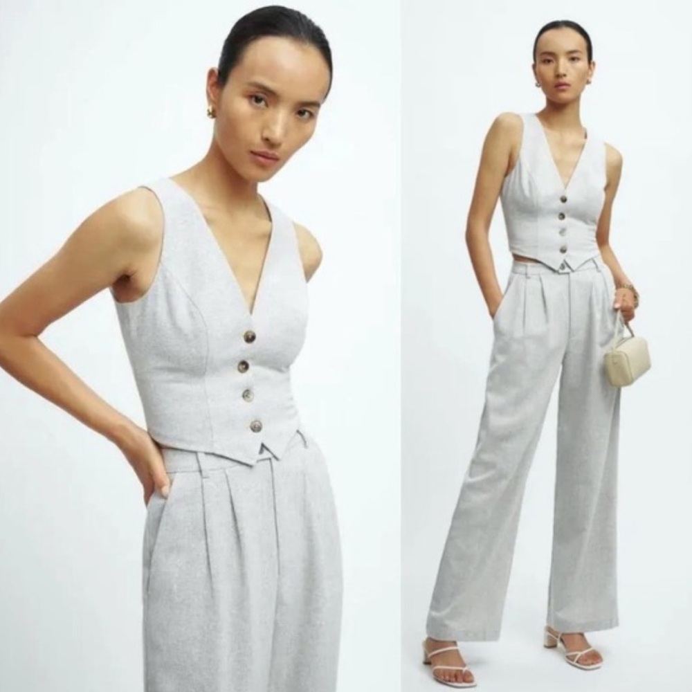 Reformation Devin twill vest